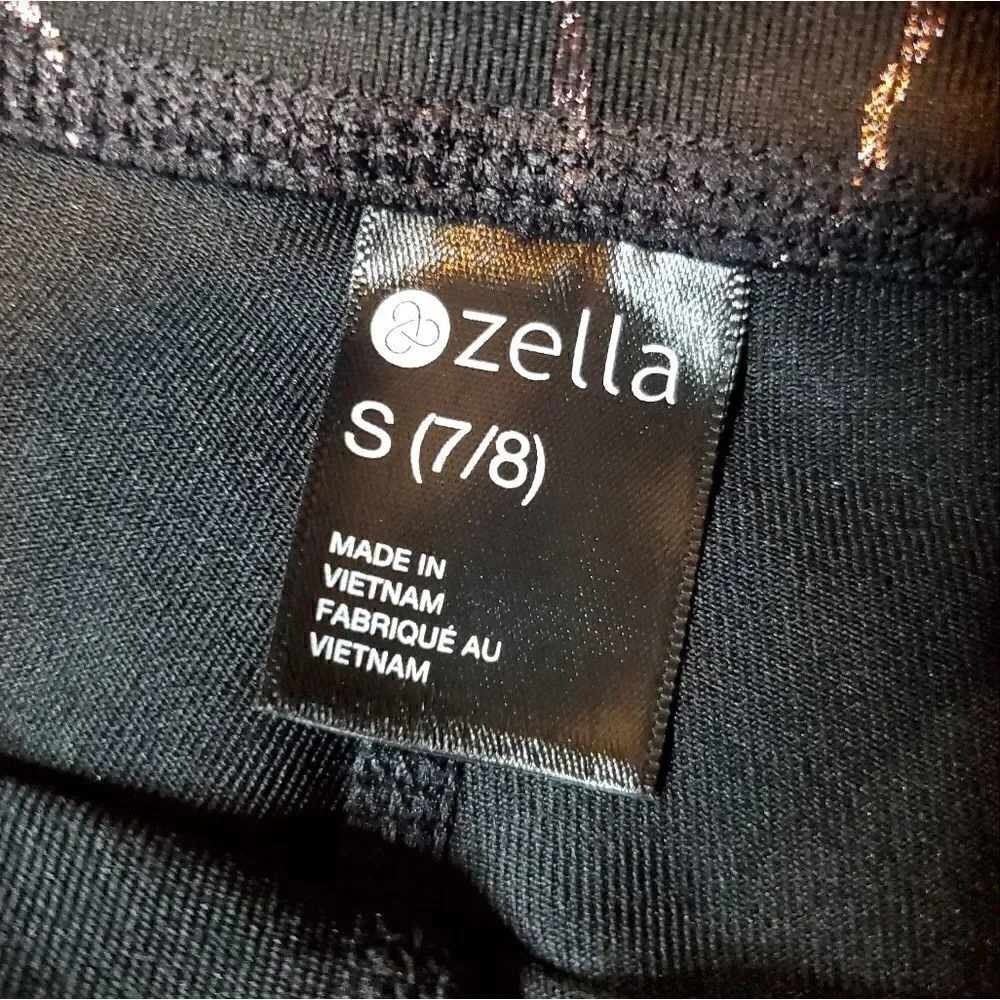 ZELLA Black Glisten Leggings - Sz. Small (7-8)